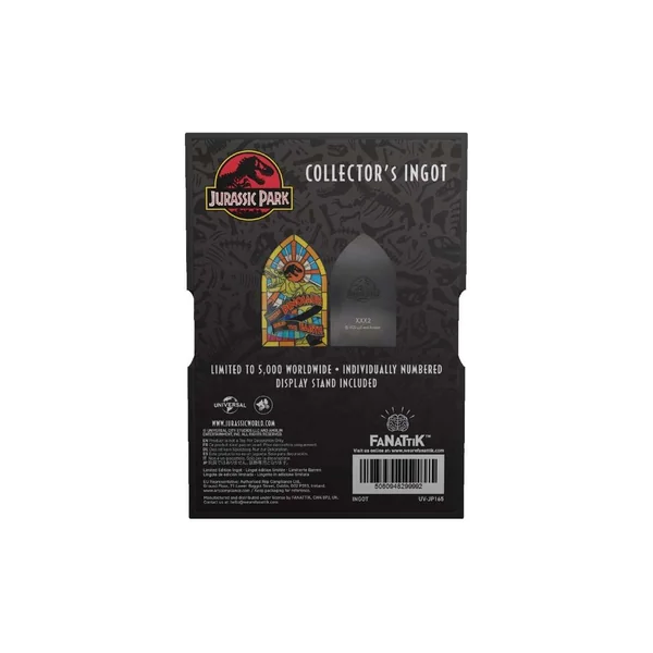 JURASSIC PARK - Stained Glass Window - Lingot Edition Limitée