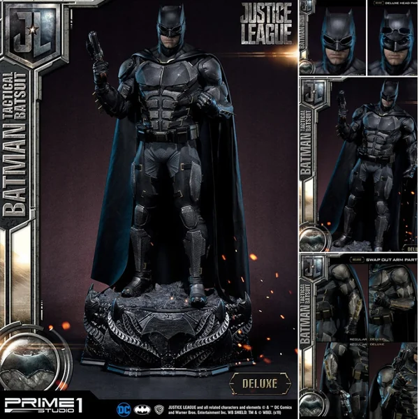JUSTICE LEAGUE Statue Batman Tactical Batsuit DLX Prime 1