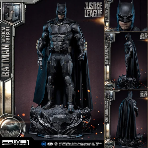 JUSTICE LEAGUE Statue Batman Tactical Batsuit Prime 1