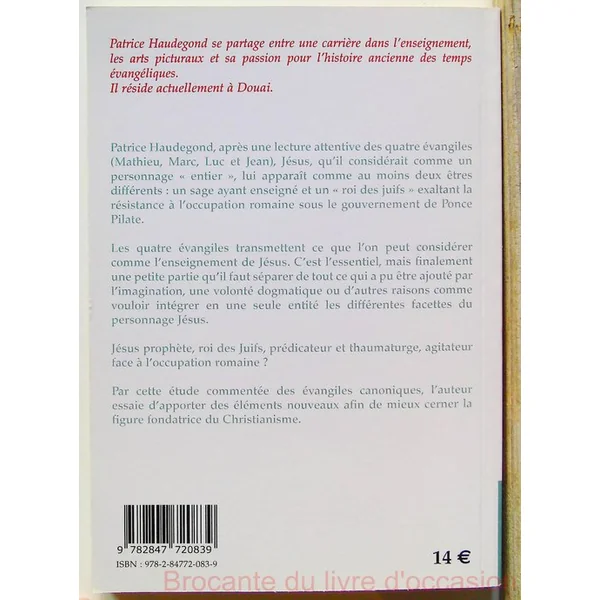Jésus prophète ou roi des Juifs devant les quatre évangiles