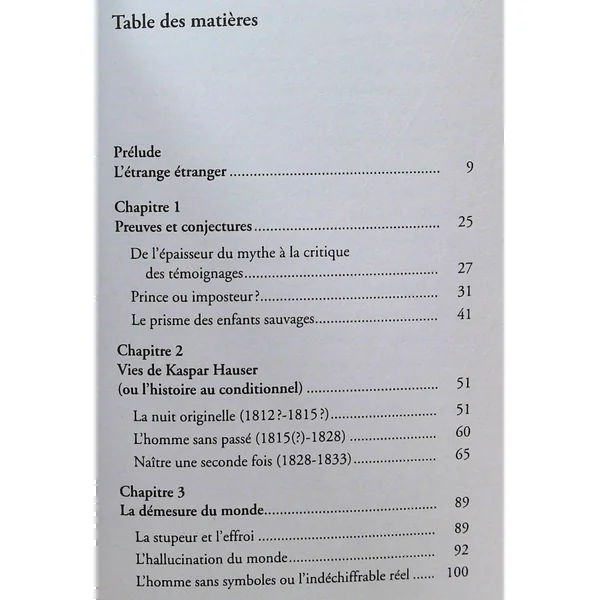 Kaspar l'obscur ou l'enfant de la nuit