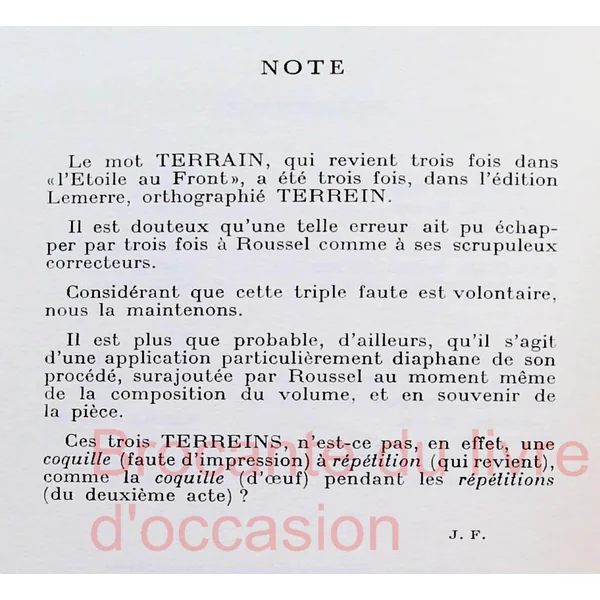L Etoile Au Front