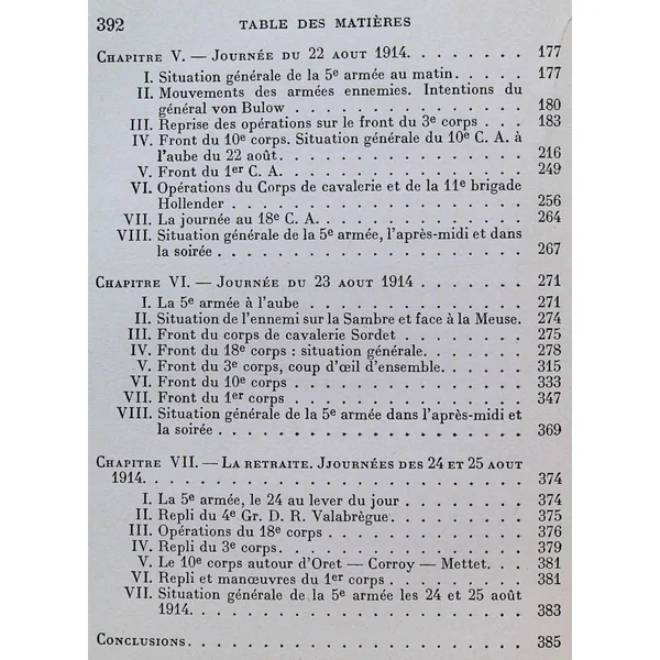 La Bataille de Charleroi 1914
