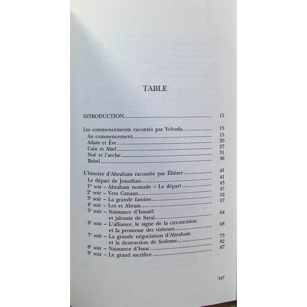 La Bible racontée comme un roman