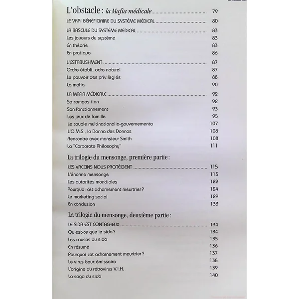 La Mafia Medicale. Comment S'En Sortir Et Retrouver Sante Et Prosperite