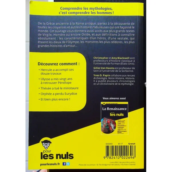 La Mythologie pour les nuls