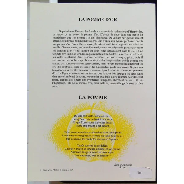 La pomme de l'espérance