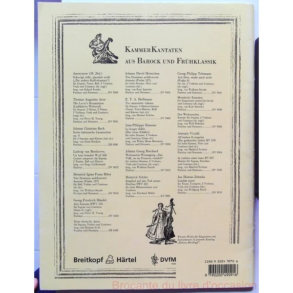 La rosa. Kantate – Partition- (Texte en Allemand)-+ 3 partitions détachables-