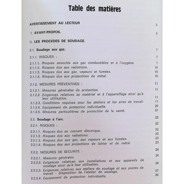 la securite dans le soudage