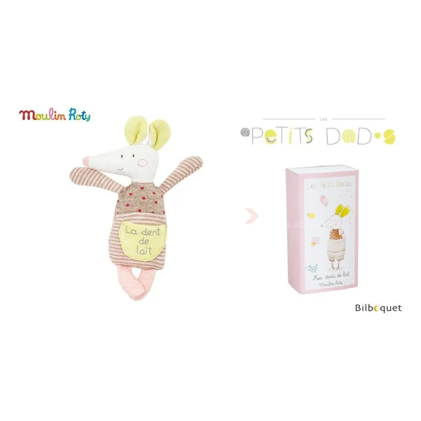 La souris doudou dent de lait - Les Petits Dodos - Moulin Roty