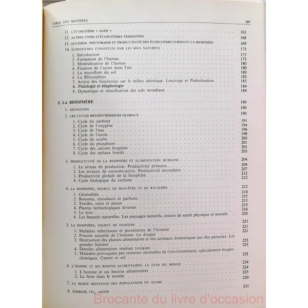 La synthese ecologique