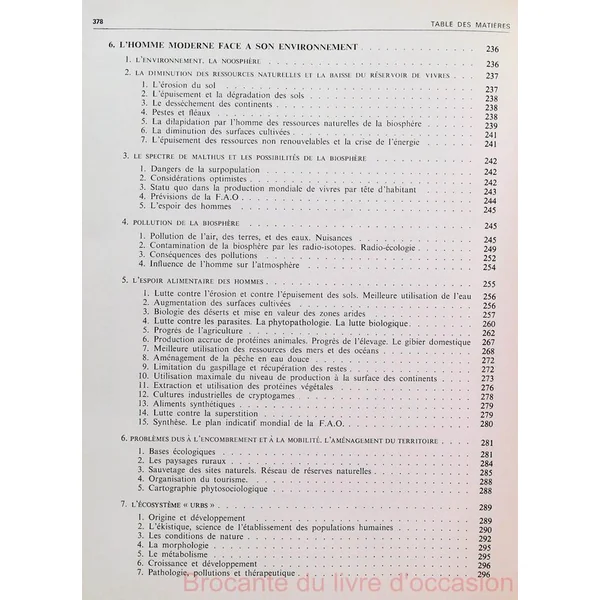 La synthese ecologique
