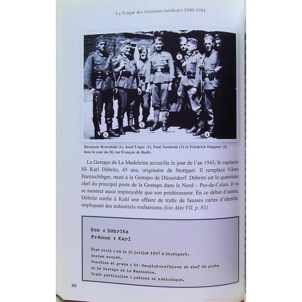 La Traque des résistants nordistes (1940-1944)(2)