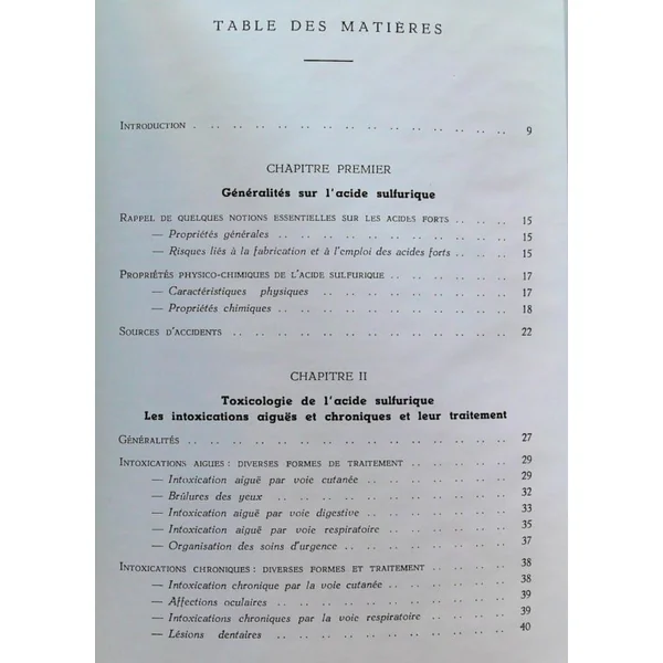 L'acide sulfurique et ses dangers