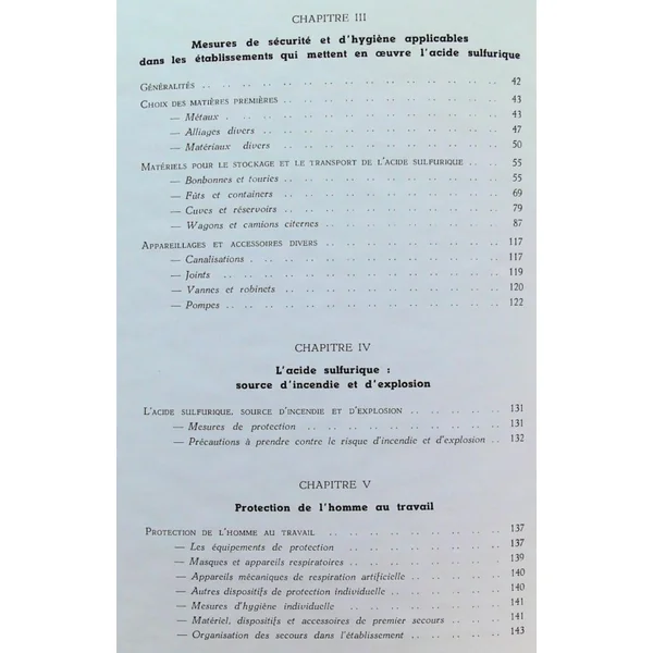 L'acide sulfurique et ses dangers