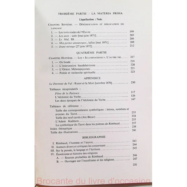 L'alchimie du verbe de rimbaud