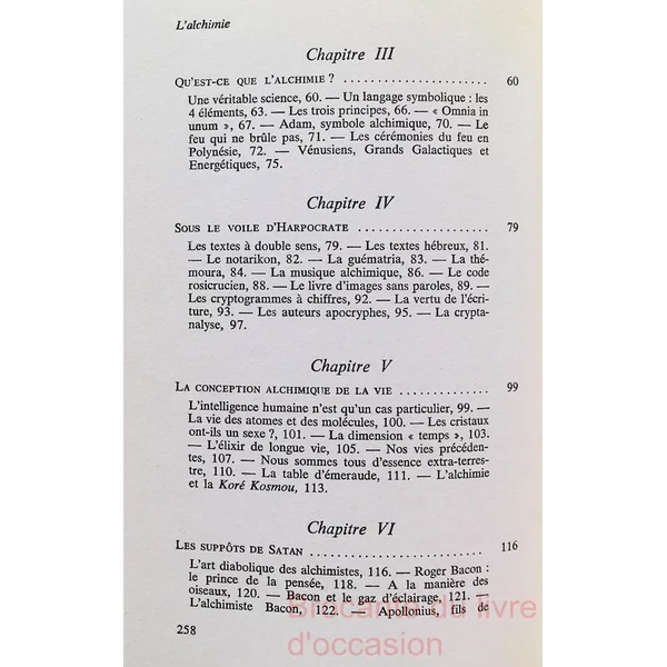 L'alchimie superscience extra-terrestre ?