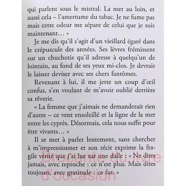 L'ancien calendrier d'un amour