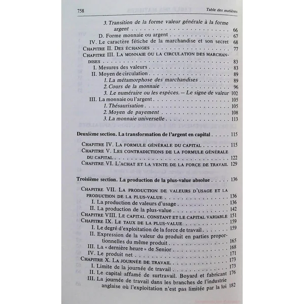 Le Capital - Livre premier