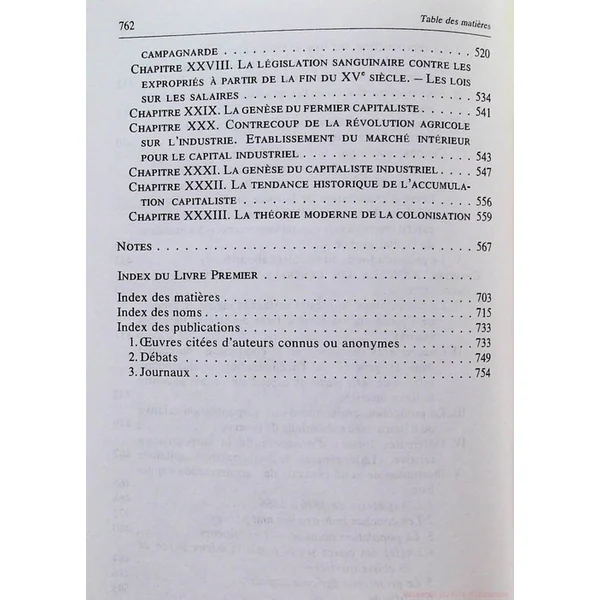 Le Capital - Livre premier
