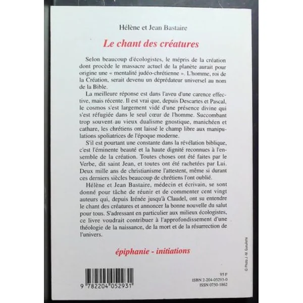 Le chant des créatures
