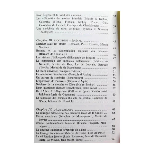 Le chant des créatures