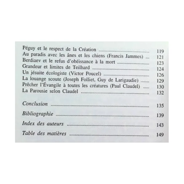 Le chant des créatures