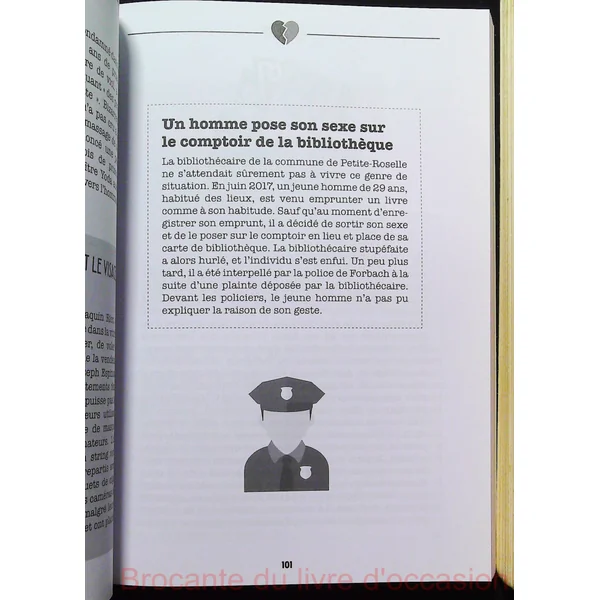 Le grand livre des faits divers à la con