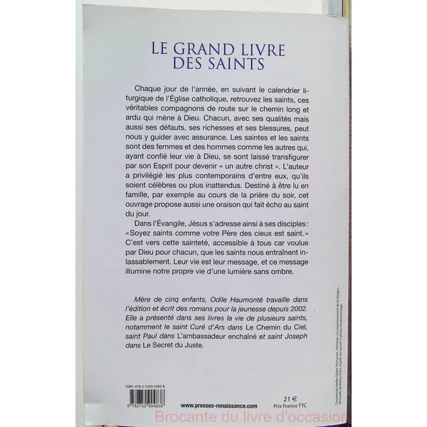Le Grand Livre des Saints