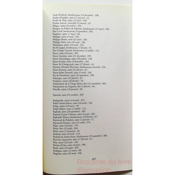 Le Grand Livre des Saints