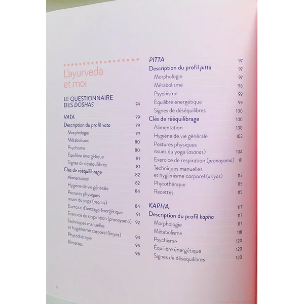 Le guide de l'ayurveda au quotidien