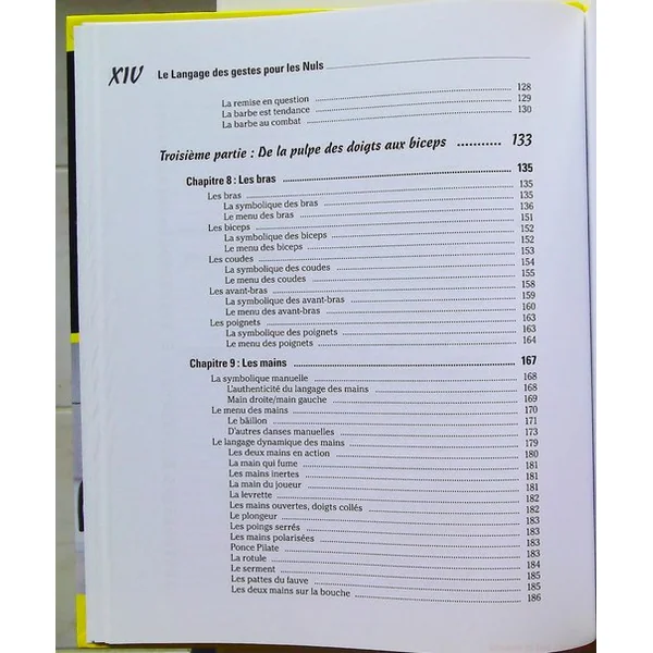 Le langage des gestes pour les nuls.