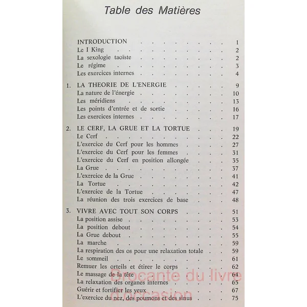 Le livre des exercices internes