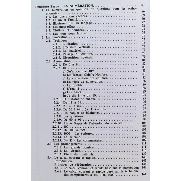 Le nombre et la numération-