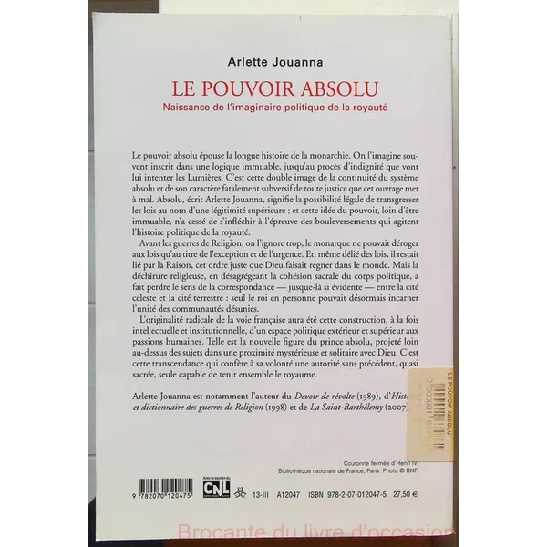Le Pouvoir absolu-
