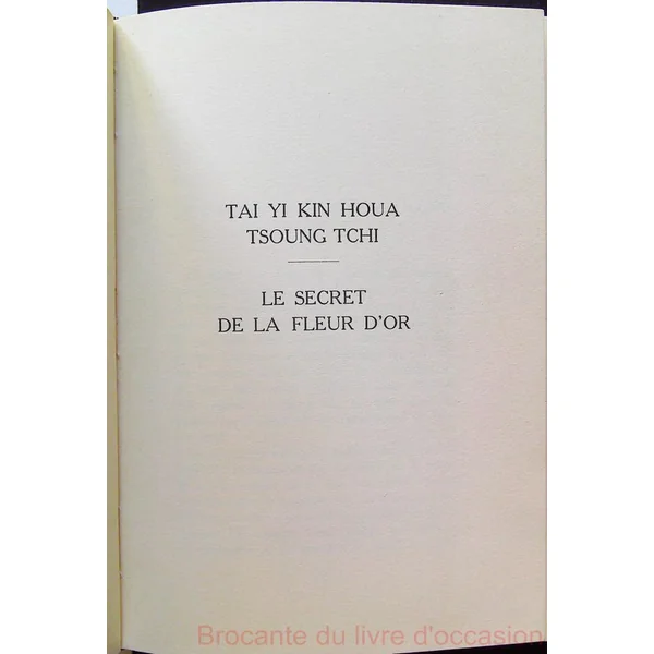 Le secret de la fleur d'or