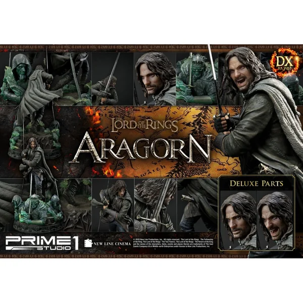 LE SEIGNEUR DES ANNEAUX Statue Aragorn Deluxe Version Prime 1 Studio