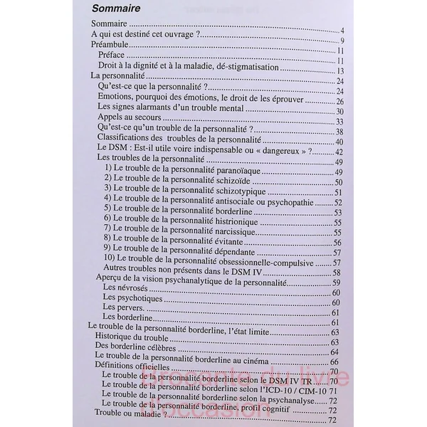 Le trouble de la personnalité borderline-