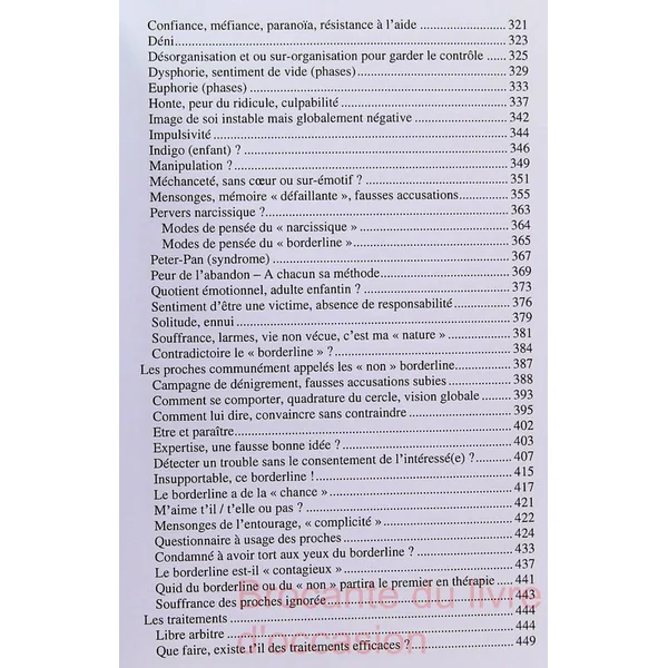 Le trouble de la personnalité borderline-
