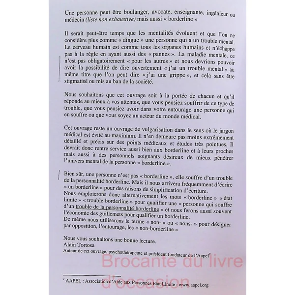 Le trouble de la personnalité borderline-