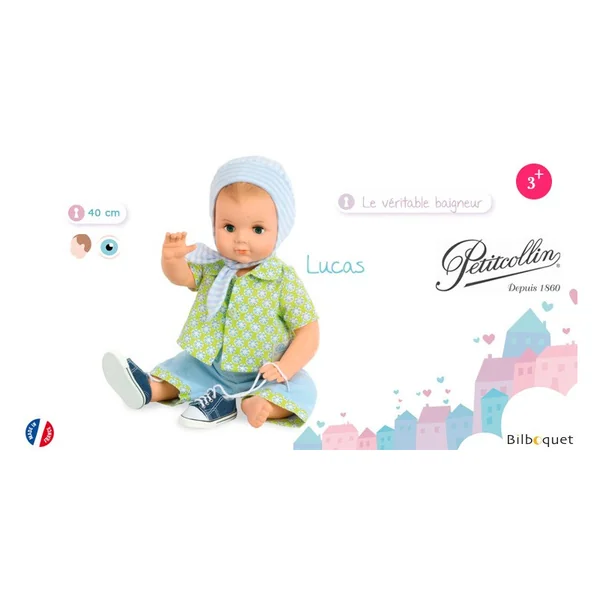 Le véritable baigneur Lucas 40cm