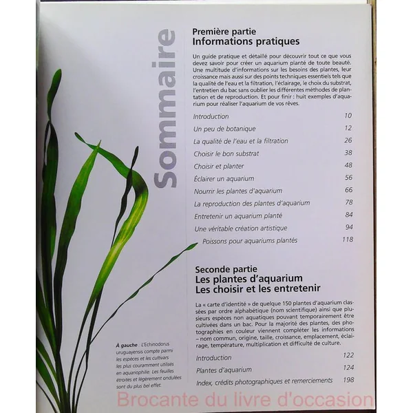 L'encyclopédie des plantes d'aquarium