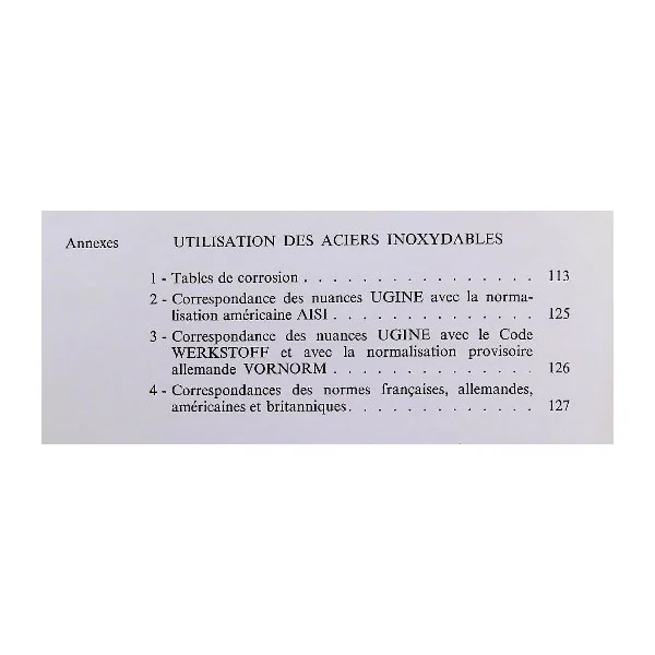 les aciers et alliages inoxydables uginox