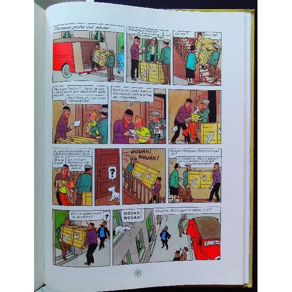 Les aventures de Tintin Le Secret de la Licorne édition 1966
