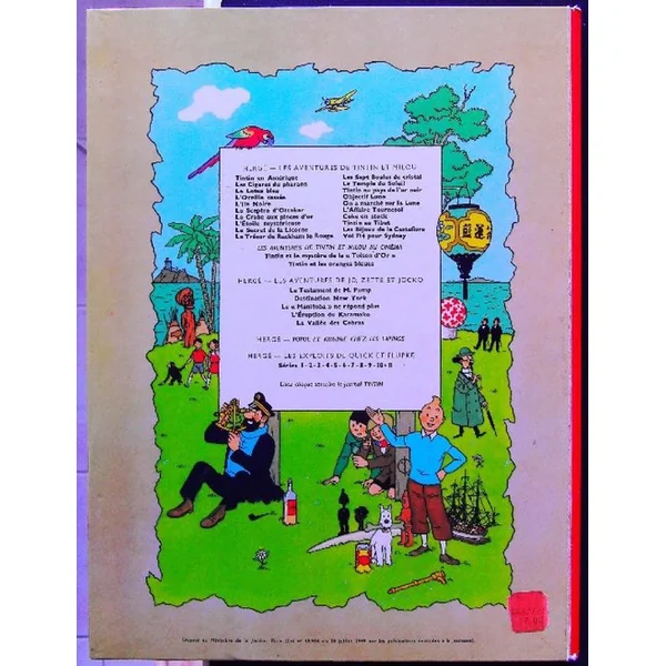 Les aventures de Tintin Vol 714 pour Sidney