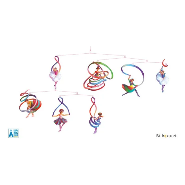 Les danseuses - Mobile en papier