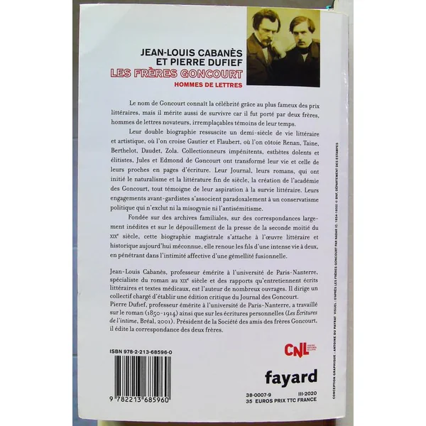 Les Frères Goncourt - Hommes De Lettres
