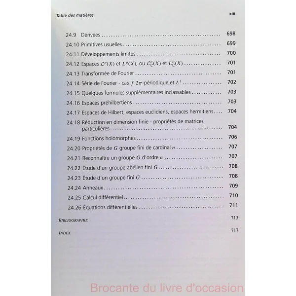 Les maths pour l'agreg
