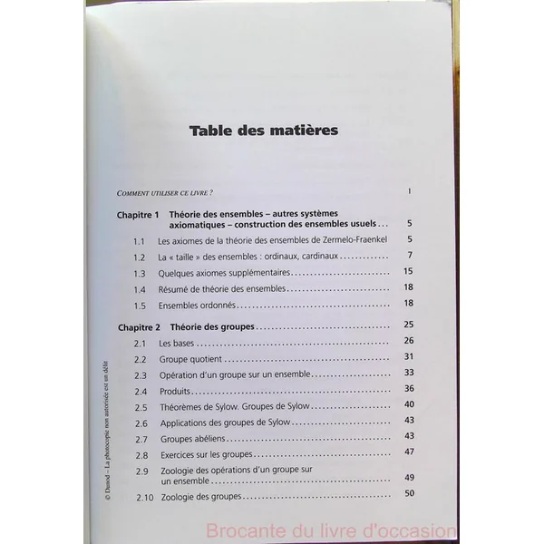 Les maths pour l'agreg