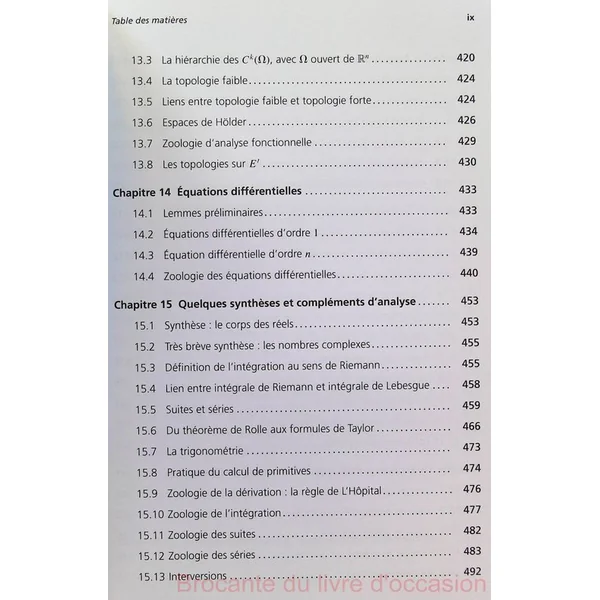 Les maths pour l'agreg